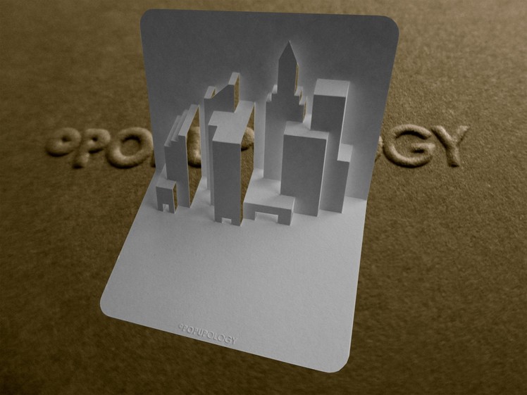 Pop Up New York Skyline Card Tutorial - Origamic Architecture