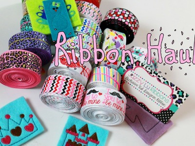 Ribbon Haul.Craft Haul featuring Jazzy Lu Ribbons