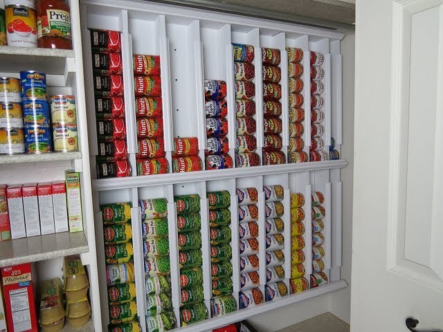 Rotating canned food system - diy
