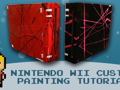 [TUTORIAL] DIY Nintendo Wii Custom Case Painting!
