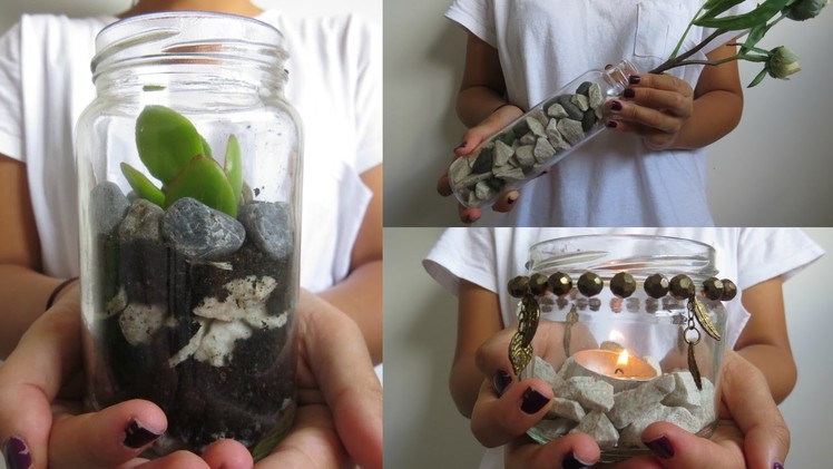 3 Decorative Jar DIY Ideas