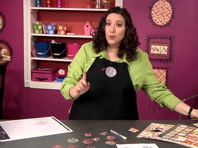 306-5 Scrapbook Soup host Julie Fei-Fan Balzer com demonstrates easy doodling