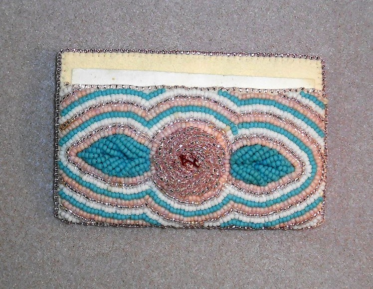 Bead Embroidered Card Case