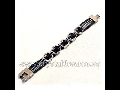 Beading Ideas - Leather cord Bracelet