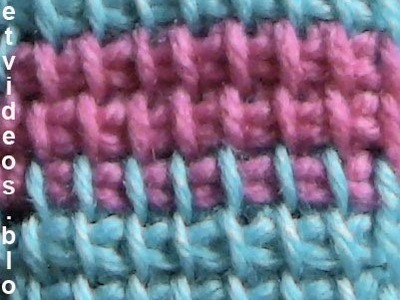 Change Color in Tunisian Crochet