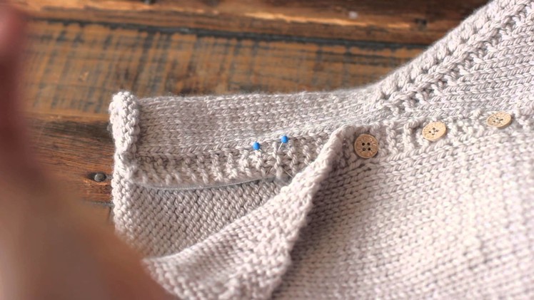 Creating A Button Shank- Knitting