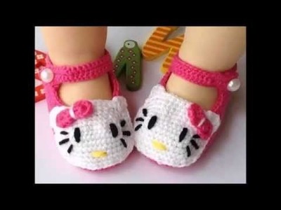 Crochet baby sandals and slippers