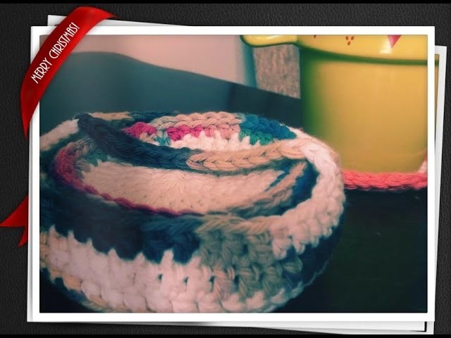Crochet Coaster & Basket Set FREE Tutorial Part 2
