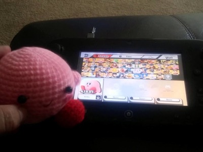 Crochet Kirby plush amiibo!!