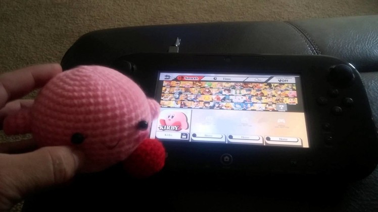 Crochet Kirby plush amiibo!!