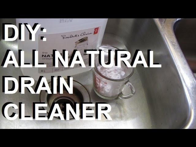 DIY: 2 Ingredient Non-toxic Drain Cleaner