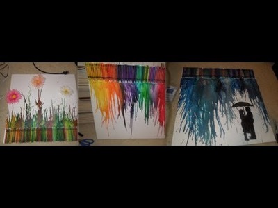 DIY Crayon Melting Art | spreadinsunshine15