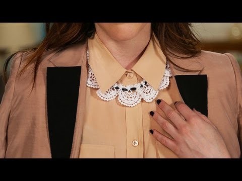 DIY Fashion | Lace Bib Collar Necklace Tutorial