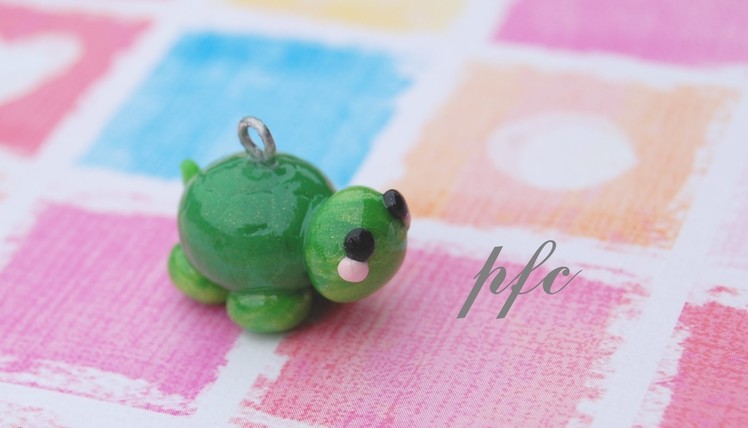 DIY Turtle Polymer Clay Charm Tutorial