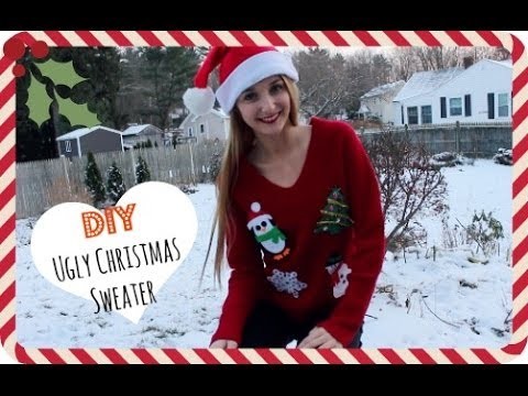 DIY "Ugly" Christmas Sweater! ❄