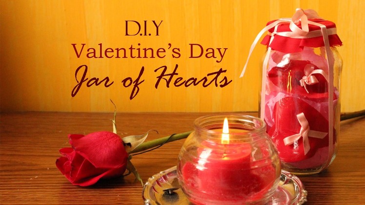 DIY Valentine's Day Jar of Hearts Gift Wrapping Idea | Martinuzzi Accessories