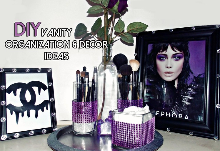 DIY Vanity Organization & Decor IDEAS!