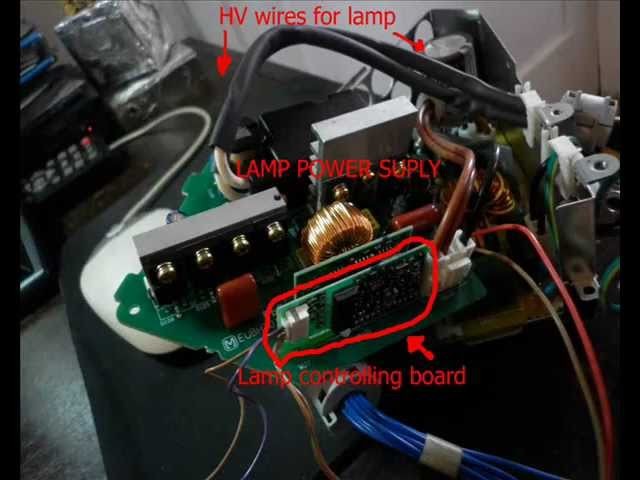 Fooling LCD Projector hack! Install any lightbulb! DIY