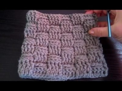 How to Crochet a Basketweave Stitch (boot cuff)
