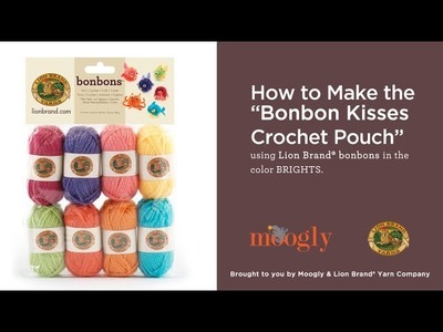 How to Crochet: Bonbon Kisses Crochet Pouch
