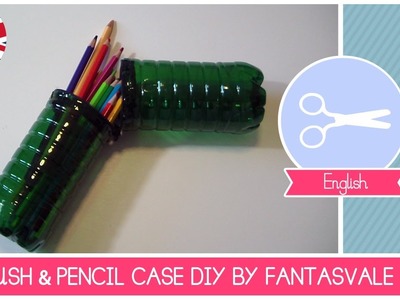 How to make a DIY pencil case with plastic bottles - Recycling Tutorial by Fantasvale