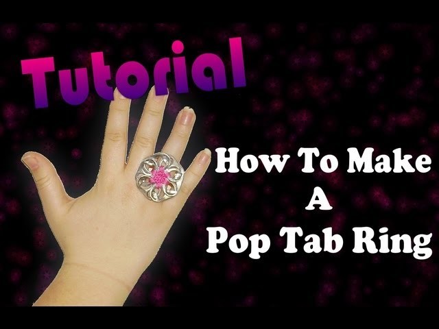 How To Make A Pop Tab Ring , Earrings and Necklace