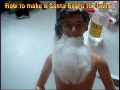How to make a Santa beard for Dolls