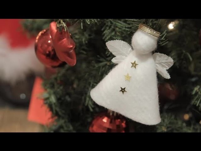 How to make an angel to decorate your Christmas tree : Christmas crafts for the whole family