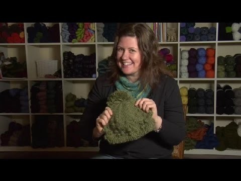 How to Make Fluffy, Bobble Knitting Hats : Knitting Hats