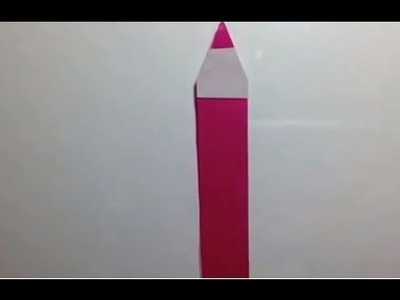 How to make Origami Pencil