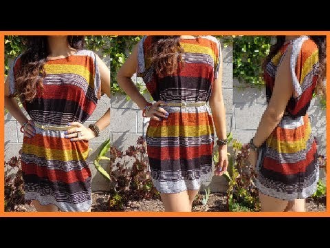 How to make Short "N" Sassy Slit Sleeved Dress DamaV425 DIY