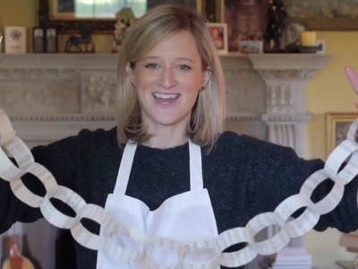 How to make traditional paper-chains - Christmas crafts from the National Trust