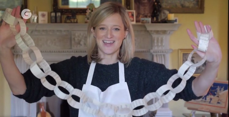 How to make traditional paper-chains - Christmas crafts from the National Trust