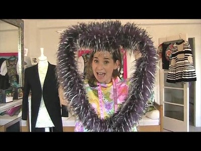 How to sew a faux fur infinity scarf. shrug - sewing tutorial for beginners