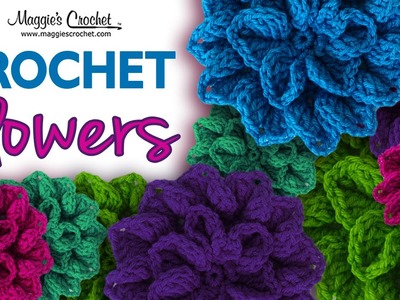 Hydrangea Free Crochet Pattern - Right Handed