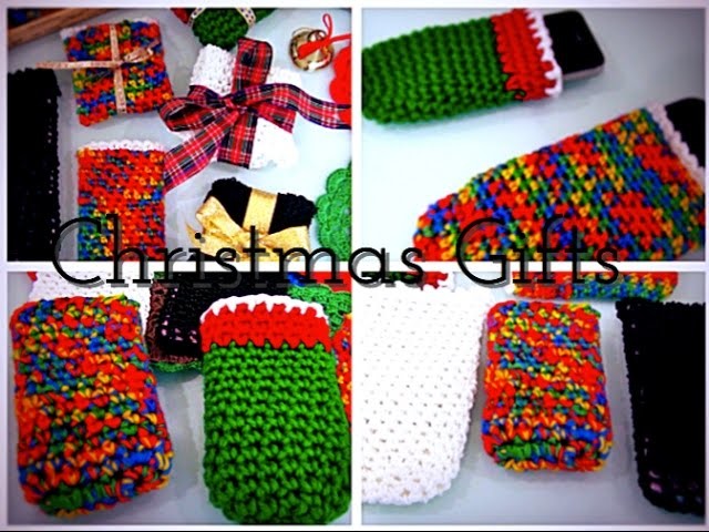 Last Minute Christmas Gift Idea.Crochet Cell Phone Pouch (In 15 Minutes)