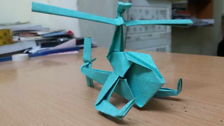 Origami - How to make a Paper Helicopter