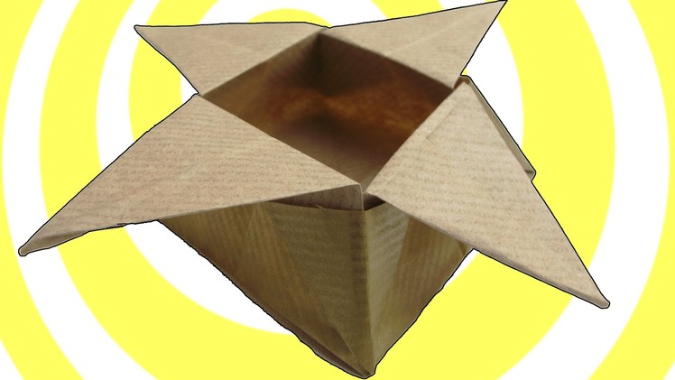 Origami Star Box (easy origami)