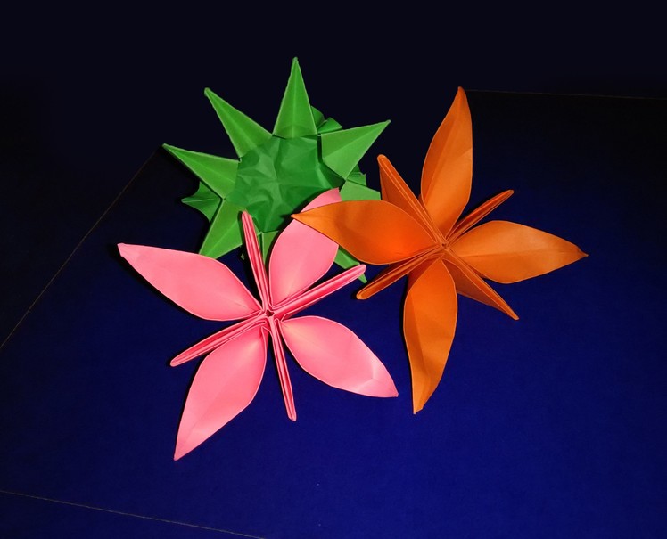 Origami summer flower - special Easy paper flower