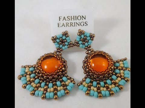 Preview of Amber Rays Earrings Beading & Jewelry Making Tutorial Series