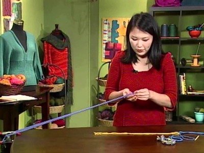 Quick Knitting Tips with Eunny Jang: How to Twist Cord, from Knitting Daily TV 611