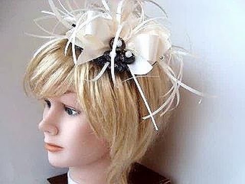 Saucer style Royal Wedding Fascinator Hat diy headpiece, bridal fascinator, headband,