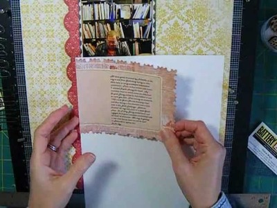 Scrapbook Page Using Pattern Paper to tell the story