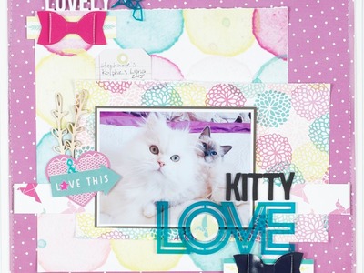 Scrapbooking Process Kitty Love 2015