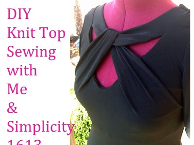 Sewing Simplicity 1613 with Me