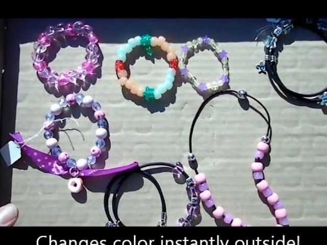 Solar Active® Color Change Bead Jewelry | UV beads Change Colors in the Sun! Demonstration
