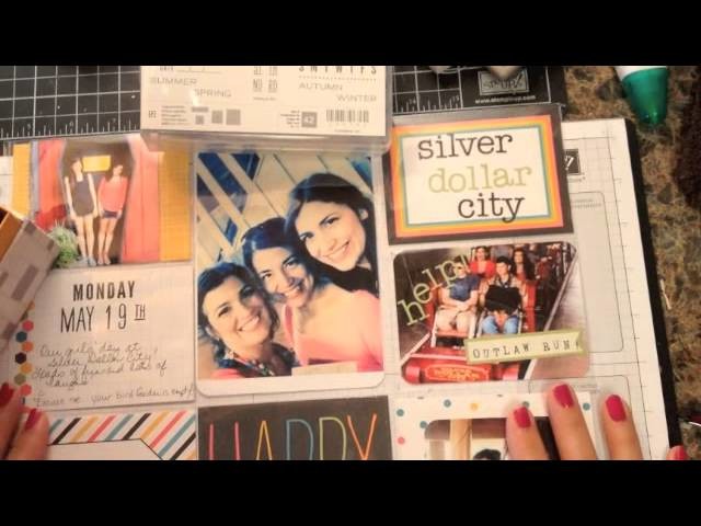 Stampin' Up! Video Tutorial  Scrapbooking with Project Life
