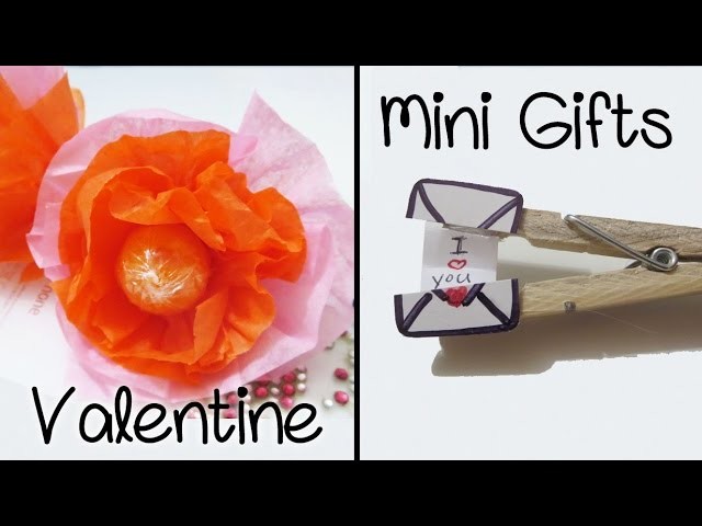 [Sunny DIY] Mini Gifts for Boyfriend & Girlfriend | Lollipop Flower & Clothespin Secret Message