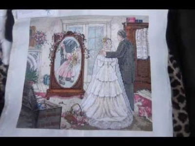 Time-Lapse of "Through A Father's Eyes" Cross Stitch By Paula Vaughan