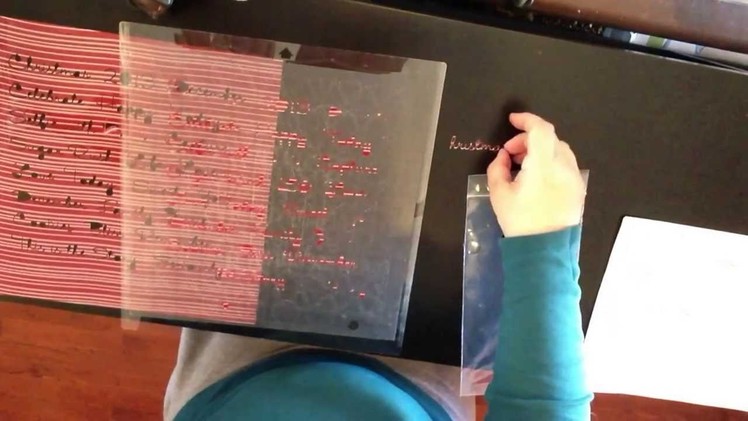 2 Minute Scrapbook Tips: How to store small Die Cut words